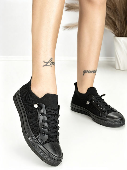 Adidași Flatforms Pentru Femei Negri