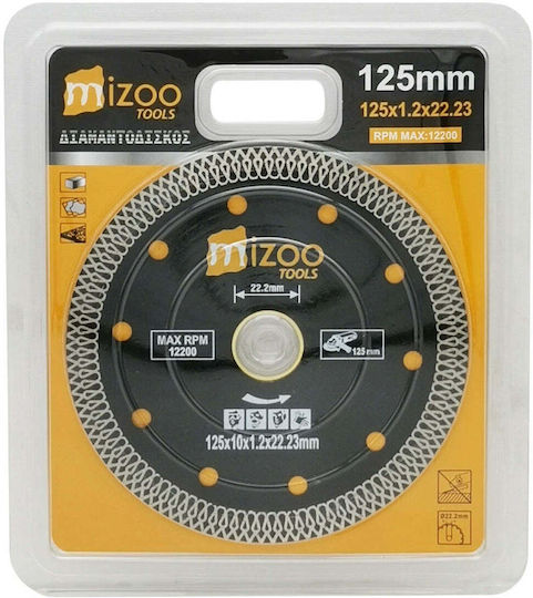 Mizoo Cutting Disc for Construction Materials 125mm