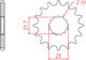 Front Sprocket Rk C5041 15T Rubber 520 Rk