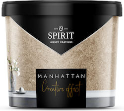 Декоративно Покритие Spirit Manhattan Creative Effect Шпатула 2.5л Сребристо Декоративно Покритие Spirit Manhattan Creative Effect Шпатула 2.5л Сребристо