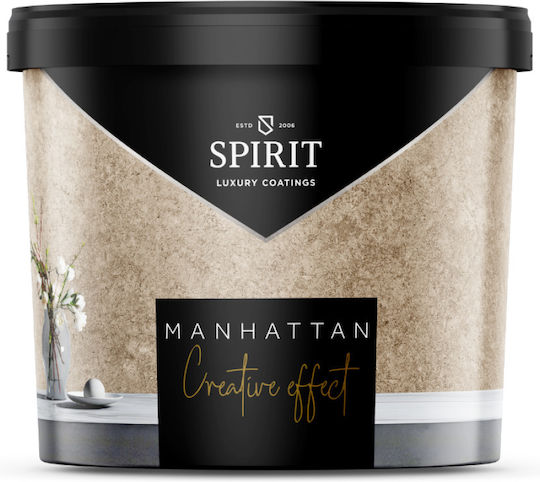 Декоративно Покритие Spirit Manhattan Creative Effect 2.5л Сребристо