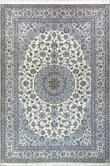 Koulis Family Handgefertigter Nain Habibian Handgefertigt 223x326cm Ecru