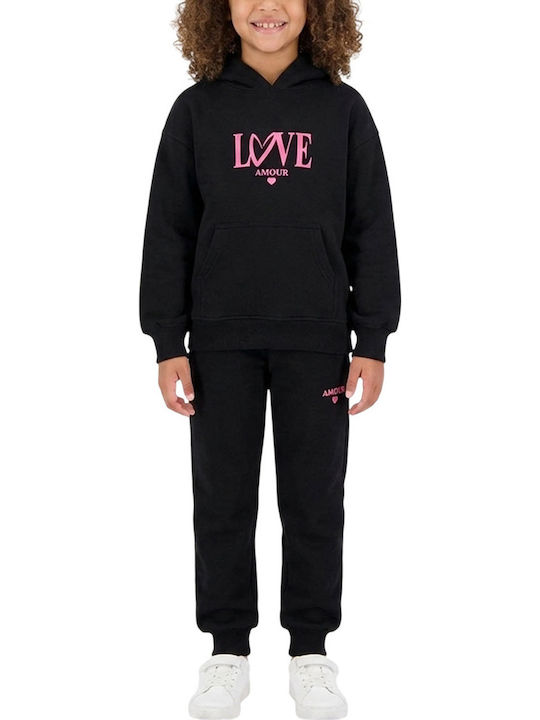 Action Sportswear Kinder Sweatpants Set Schwarz