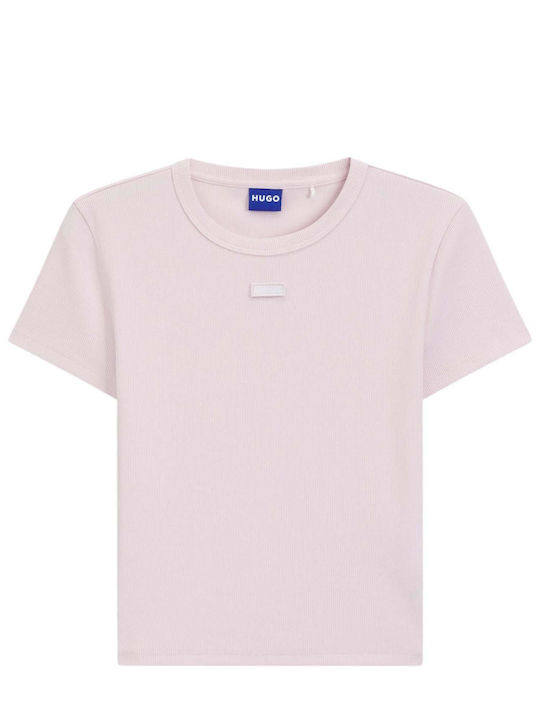 Hugo Baby Γυναικείο T-shirt Ροζ