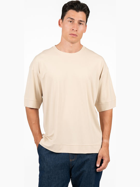 Vittorio Artist T-shirt Beige 200-26-010