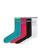 Funky Steps Women Socks with Multicolour Patterns 4Pack