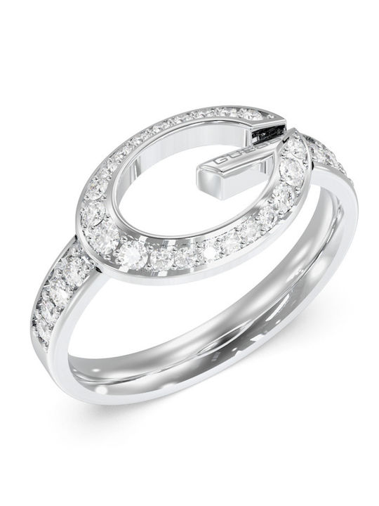 Guess Women's Ring with Stones from Steel