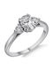 Etho Messina Women's Ring with Diamond in 14K White Gold