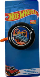 Hot Wheels Камбанка за велосипед детска черна
