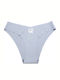 Damen-Slips Nahtlos Hellblau