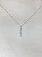 Tumi Necklace Made of Steel with Zircon