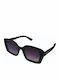 The Glass of Brixton Women's Sunglasses with Black Horn-Rimmed Frame and Black Lens BS274 00