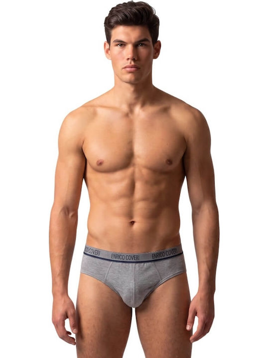 Enrico Coveri Men's Slip Light Grey Melange (Gr...