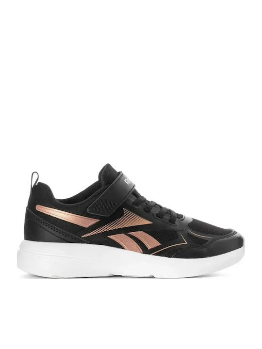 Rush Runner 6.0 Elastic Lace Αθλητικά Παιδικά Παπούτσια Running με Κορδόνια Μαύρα