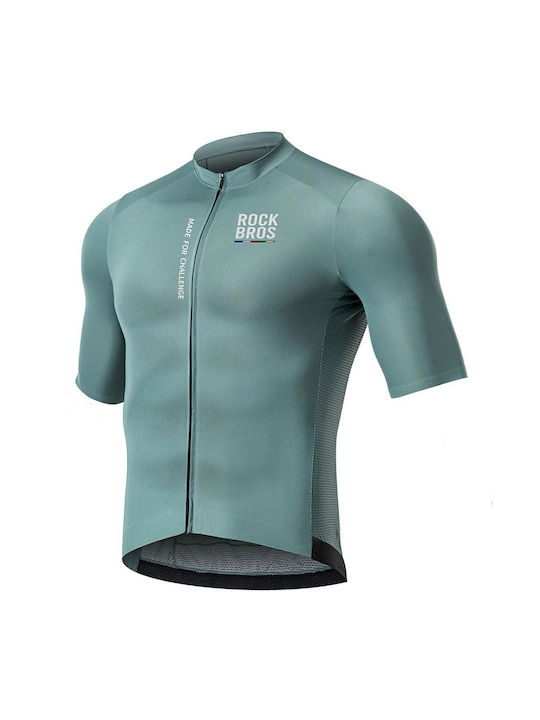 Rockbros Ανδρική Κοντομάνικη Μπλούζα Road Bike Μπλε