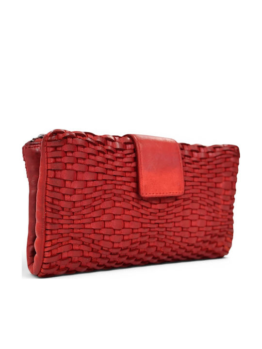 Passaggio Leather Leather Women's Wallet Red
