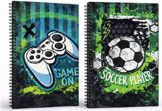 Graffiti Spiral Ruled Notebook B5 60 Paper Sheets 2 Subjects (Miscellaneous Designs)