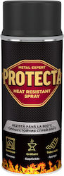 Protecta Paint Spray Metal Heat Resistant Up To 800 Degrees 0.4l White Protecta Paint Spray Metal Heat Resistant Up To 800 Degrees 0.4l White