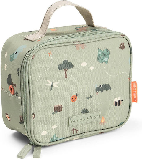 Done by Deer School Insulated Handheld Lunch Bag 2.8lt Green