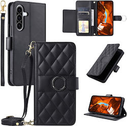 Hurtel Wallet Μαύρη (Galaxy A37)