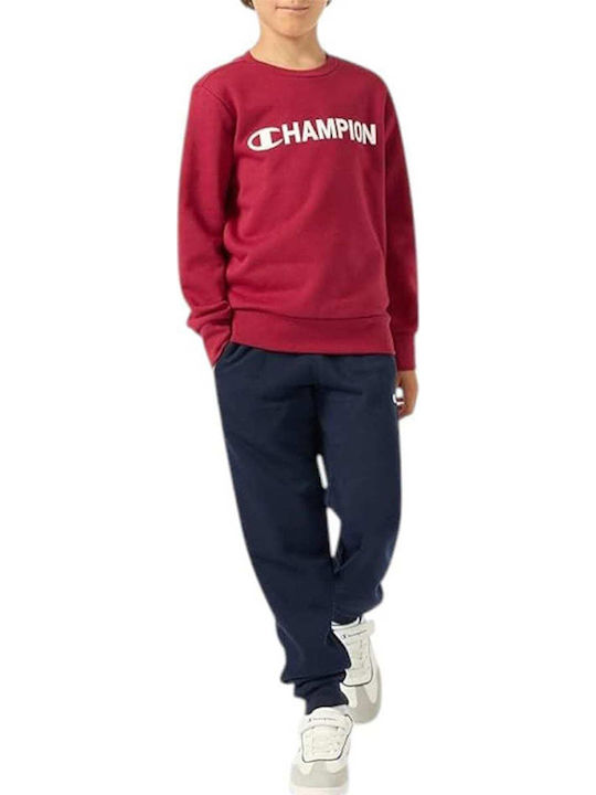 Champion Kids Sweatpants Set Burgundy