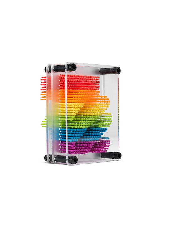 Rainbow Pin Art Tabletop Decorative 3d Pin Art Multicolour
