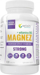 Wish Pharmaceutical Magnesium Strong + Vitamin B6 120 Tablets Wish Pharmaceutical Magnesium Strong + Vitamin B6 120 Tablets