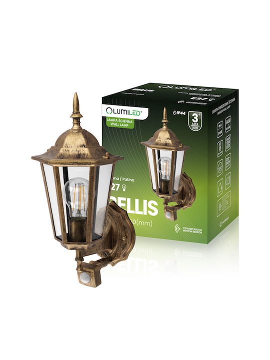 Bellis Lumiled Iluminat Exterior Montat Pe Perete Led E27 Cu Senzor De Mișcare