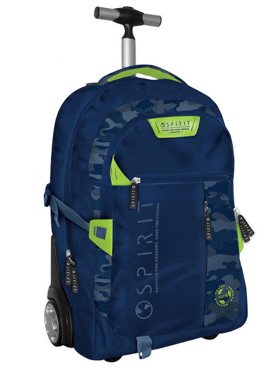 Spirit Ghiozdan Troler Albastru 30lt 35 x 25 x 55εκ Spirit Ghiozdan Troler Albastru 30lt 35 x 25 x 55εκ