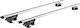 Green Valley Green Valley Autodachträger Aluminium 135cm Universell mit Dachträgerfüßen und Schloss Silber