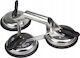 Aluminum Triple Window Suction Cup 120 Mm