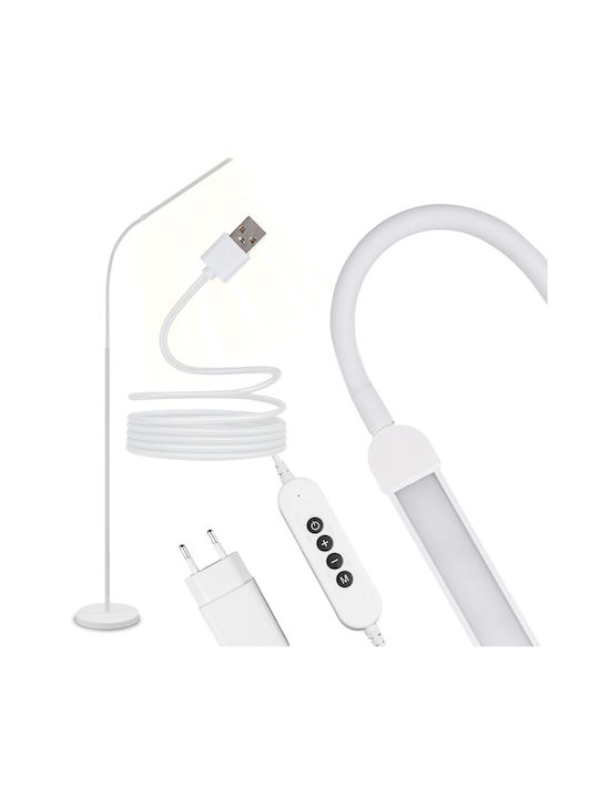 Lumiled Lampadar LED cu lumină albă reglabilă Alb