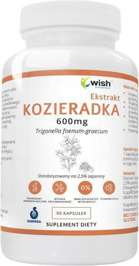 Wish Pharmaceutical Fenugreek Extrakt 600mg 90 Kapseln
