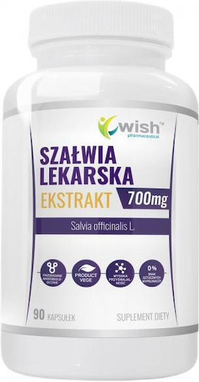 Wish Pharmaceutical Sage Extract 700mg 90 Capsules