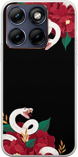 Double Snake Case Motorola Edge 70 Fusion 5g Flexible TPU Transparent Silicone