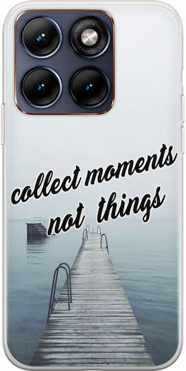 Mobile Phone Case Collect Moments Not Things Motorola Edge 70 Fusion 5g Flexible TPU Transparent Silicone