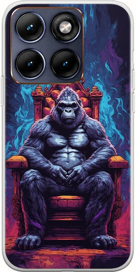 Husă Wild Animals Gorilla Motorola Edge 70 Fusion 5G Flexibil TPU Silicon Transparent