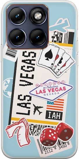Mobile Phone Case Ticket To Las Vegas Motorola Edge 70 Fusion 5g Flexible TPU Transparent Silicone