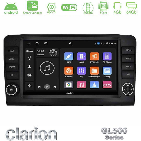 Clarion Car Audio System for Mercedes-Benz ML / GL Class 2006-2011 Bluetooth USB WiFi GPS Apple CarPlay Android Auto with 9" Touch Screen