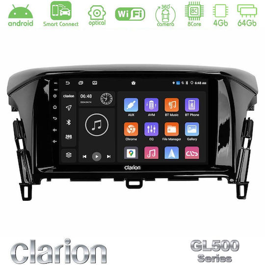 Clarion Car Audio System for Mitsubishi Eclipse Cross 2018-2023 (Bluetooth/USB/WiFi/GPS/Apple CarPlay/Android Auto) with 9" Touch Screen