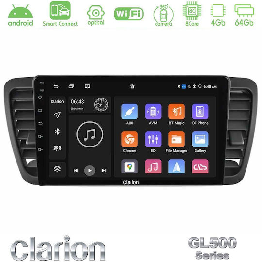 Clarion Car Audio System for Subaru Legacy / Outback 2002-2008 (Bluetooth/USB/WiFi/GPS/Apple CarPlay/Android Auto) with 9" Touch Screen