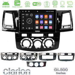 Clarion Car Audio System for Toyota Hilux 2007-2016 with Bluetooth USB and GPS