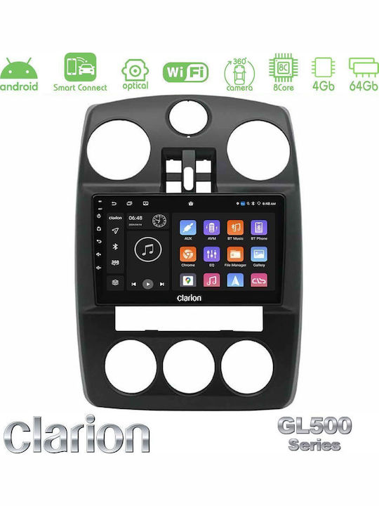 Clarion Car Audio System Chrysler PT Cruiser 2000-2005 Bluetooth USB WiFi GPS Apple CarPlay Android Auto with 9" Touch Screen