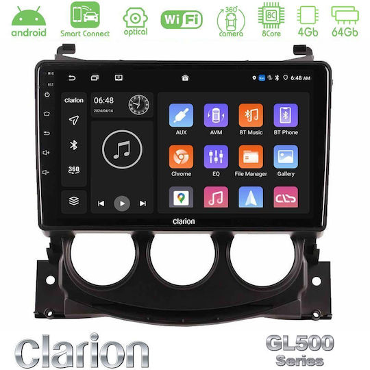 Clarion Car Audio System for Nissan 370Z 2009-2013 (Bluetooth/USB/WiFi/GPS/Apple CarPlay/Android Auto) with 9" Touch Screen