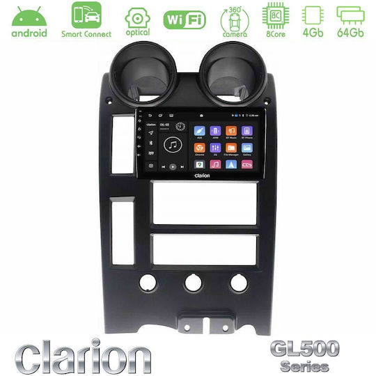 Clarion Ηχοσύστημα Αυτοκινήτου Hummer H2 2002-2007 (Bluetooth/USB/WiFi/GPS/Apple-Carplay/Android-Auto) με Οθόνη Αφής 9"