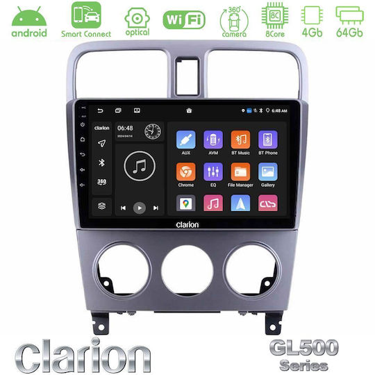 Clarion Sistem Audio Auto pentru Subaru Padurar 2003-2007 (Bluetooth/USB/Wi-Fi/GPS/Apple CarPlay/Android Auto) cu Ecran Tactil 9"