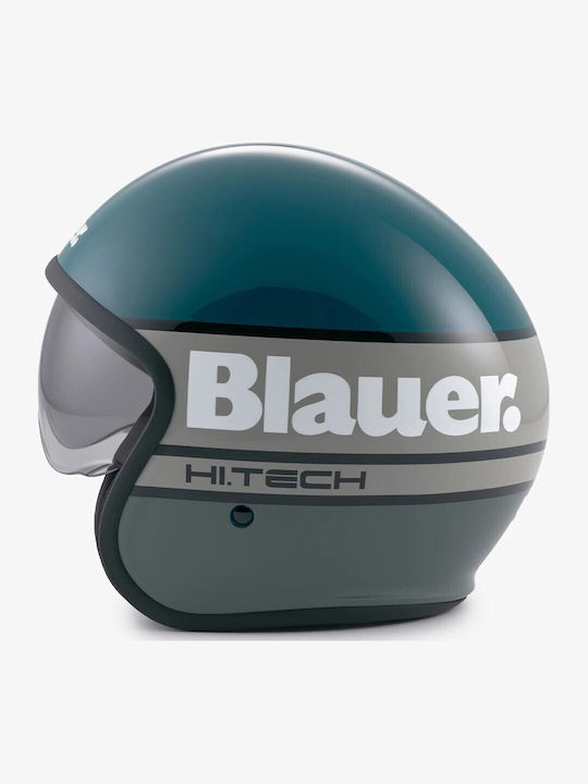 Blauer H.T. Pilot 4.0 H138 Glossy Blue Κράνος Μ...