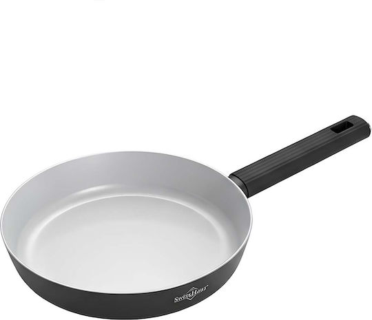 Swiss Haus 24cm Frying Pan Ergonomic Insulated Textured Handle Black