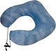 Travel Pillow Memory Foam Blue