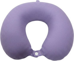 Travel Pillow Memory Foam Purple Pillow